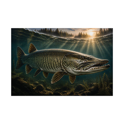 The Ghost — Muskie Wall Art | Matte Fine Art Poster
