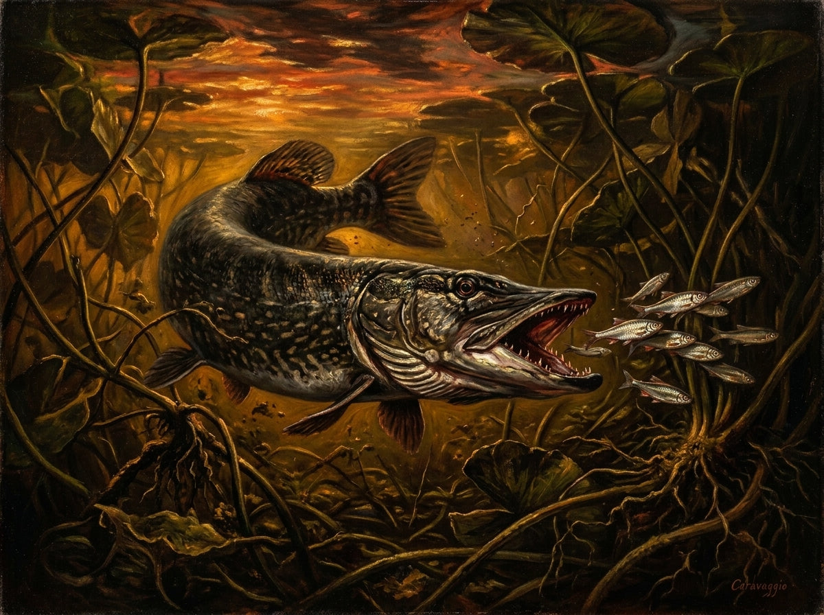 Northern Pike on The Hunt